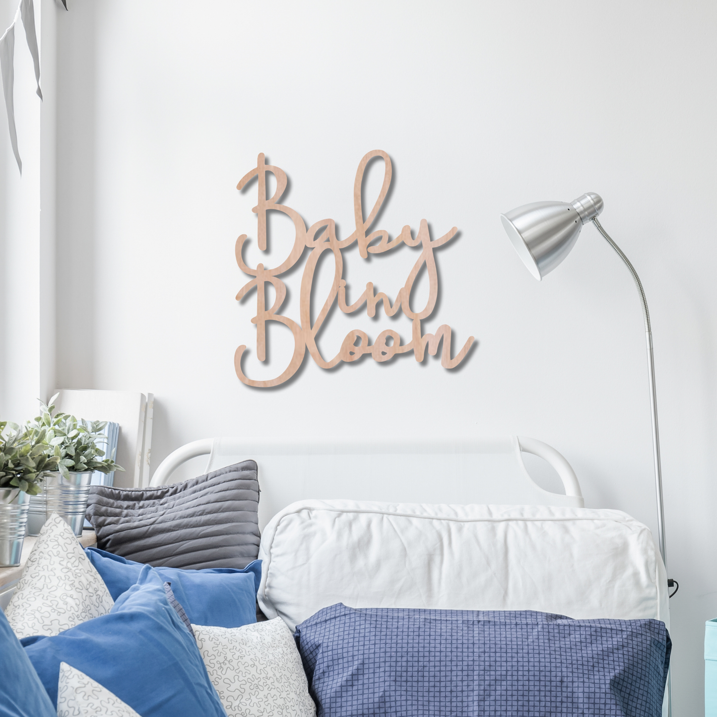Baby in Boom Stacked Wood Sign