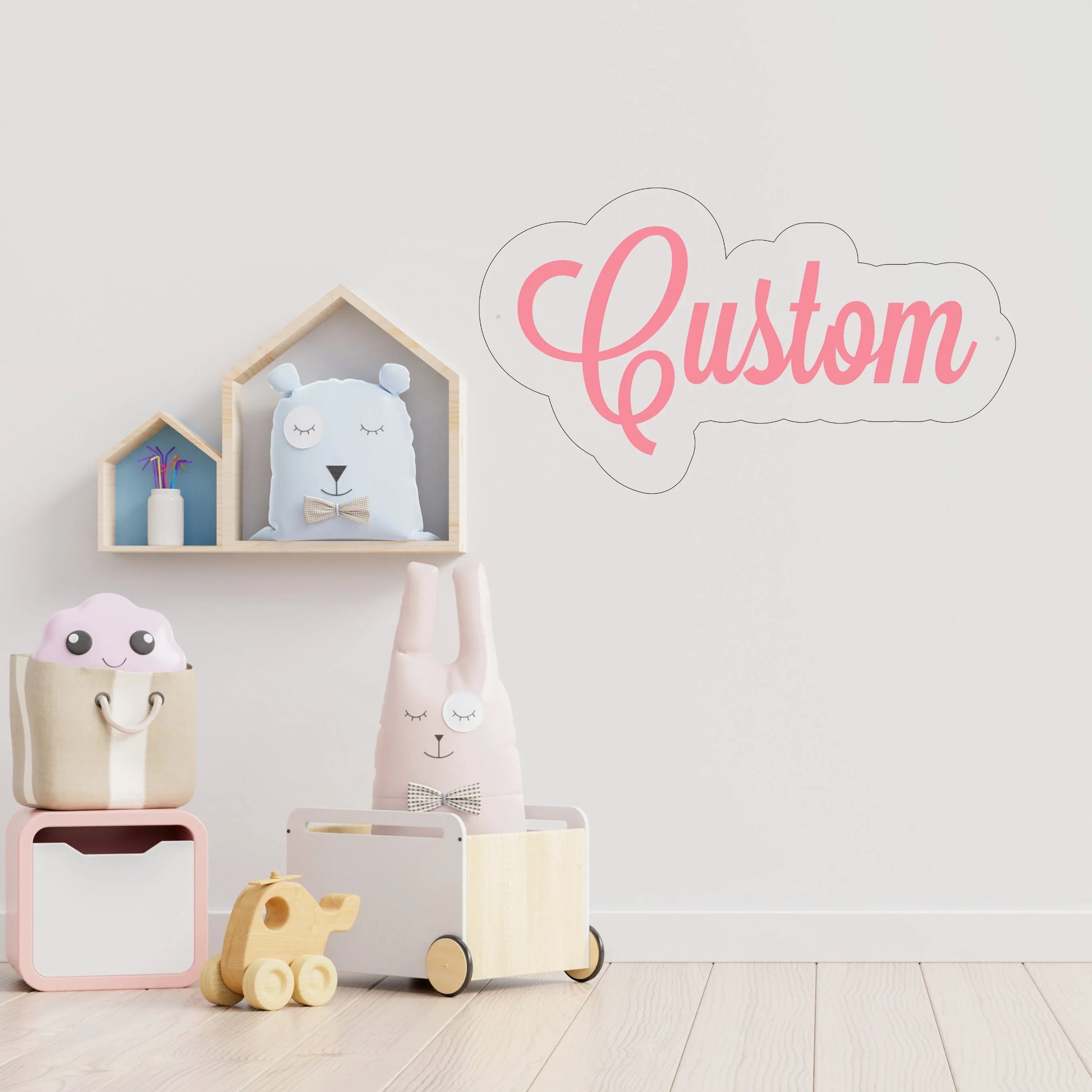 Acrylic Offset Custom Sign - Professional Artwork